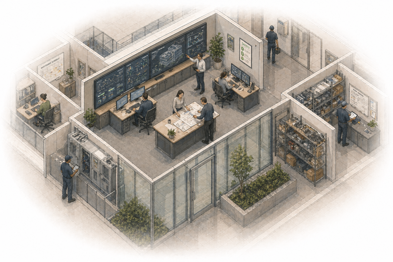 Illustration of building operators